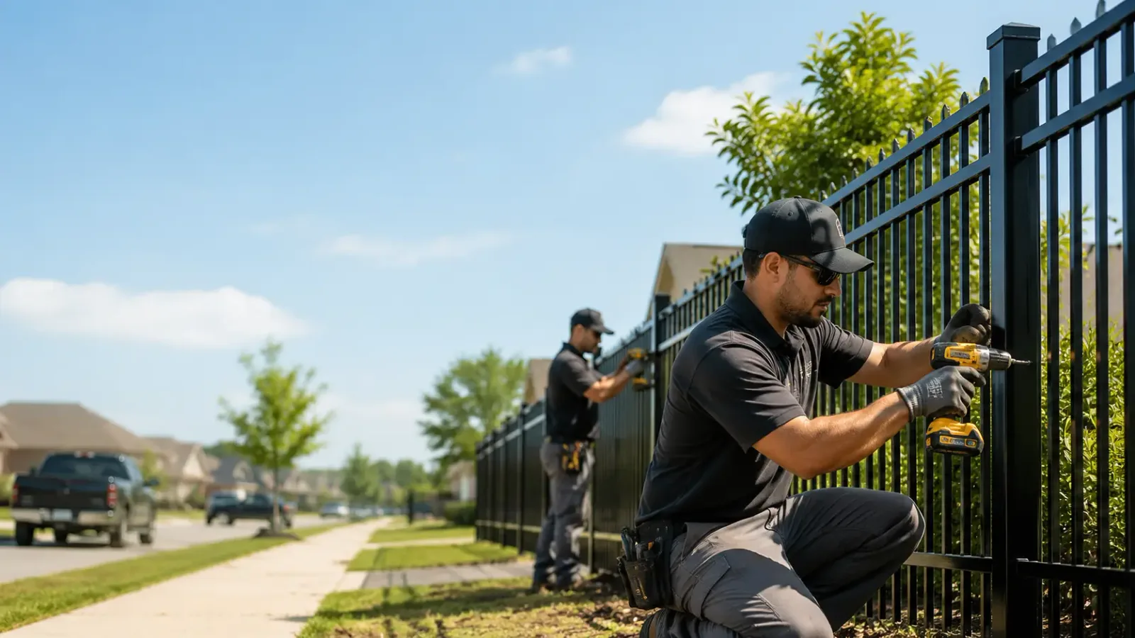 Metal Fence Installation in Central Square, NY